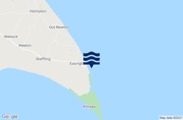 Mapa de mareas Easington Beach, United Kingdom