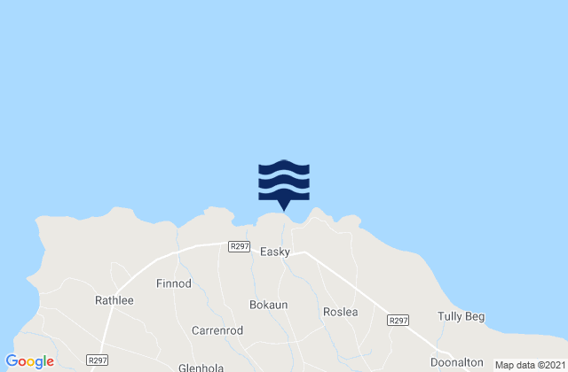 Mapa de mareas Easkey Left, Ireland