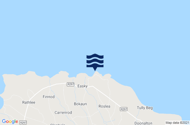 Mapa de mareas Easkey Right, Ireland