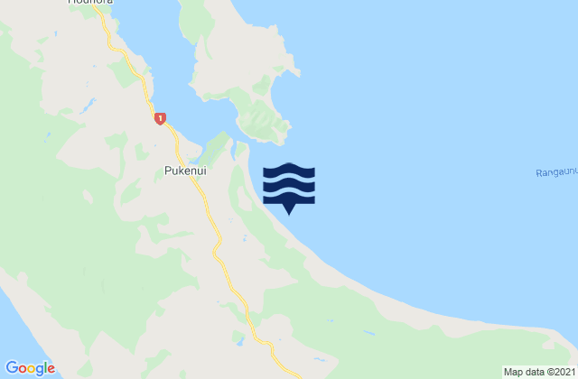 Mapa de mareas East Beach, New Zealand