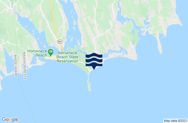 Mapa de mareas East Horseneck Beach, United States