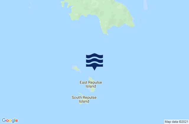Mapa de mareas East Repulse Island, Australia