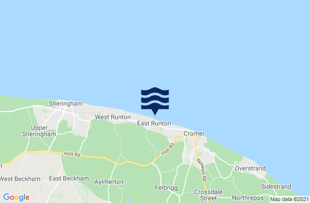Mapa de mareas East Runton, United Kingdom