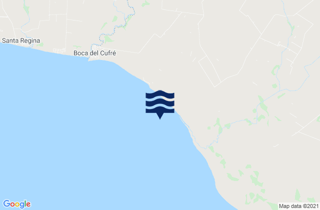 Mapa de mareas Ecilda Paullier, Uruguay