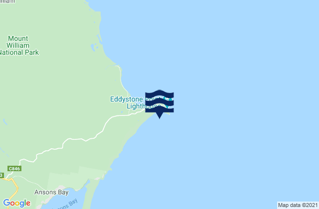 Mapa de mareas Eddystone Point, Australia
