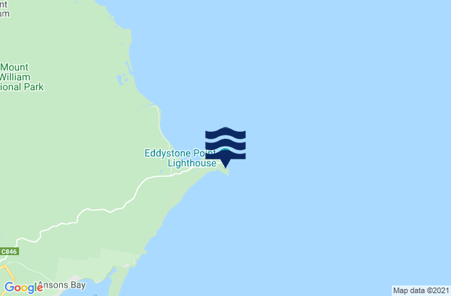 Mapa de mareas Eddystone Point Lighthouse, Australia