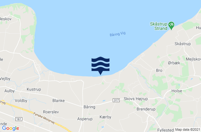 Mapa de mareas Ejby, Denmark