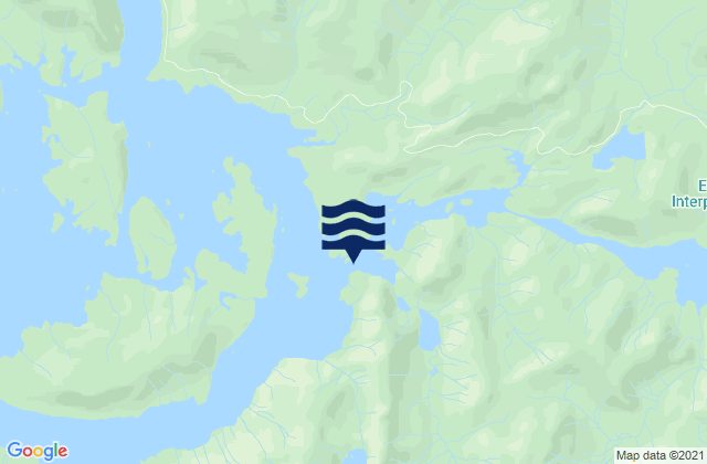 Mapa de mareas El Capitan Strait, United States