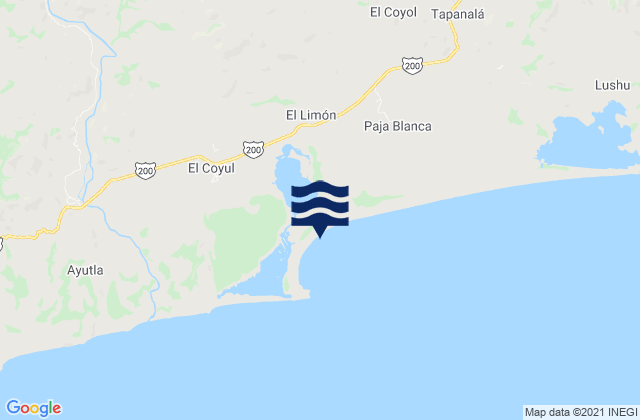Mapa de mareas El Coyul, Mexico