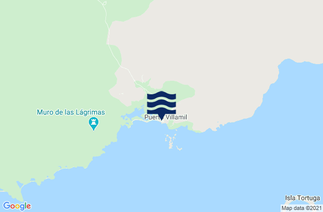 Mapa de mareas El Faro (Puerto Villamil), Ecuador