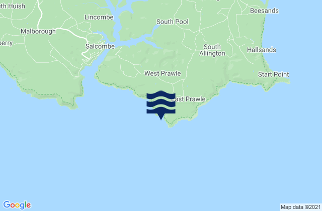 Mapa de mareas Elender Cove Beach, United Kingdom