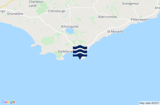Mapa de mareas Elie Ness, United Kingdom