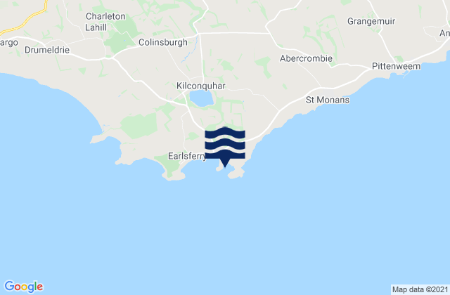 Mapa de mareas Elie Ruby Bay Beach, United Kingdom