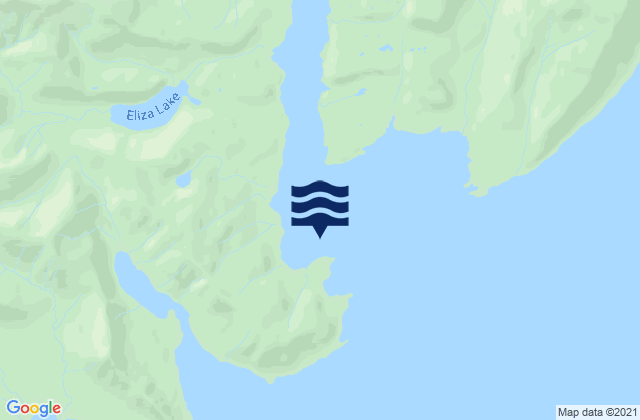 Mapa de mareas Eliza Harbor Liesnoi Island, United States