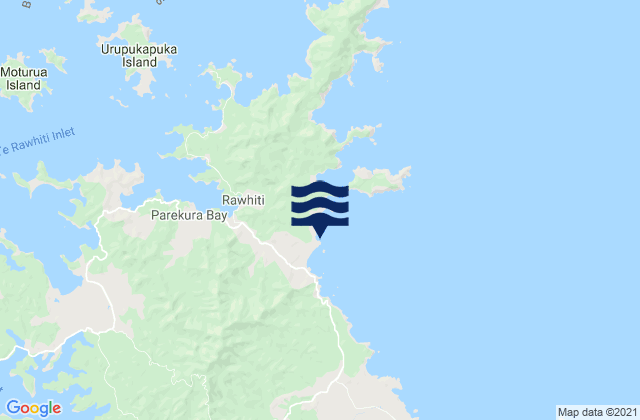 Mapa de mareas Elliot Bay, New Zealand
