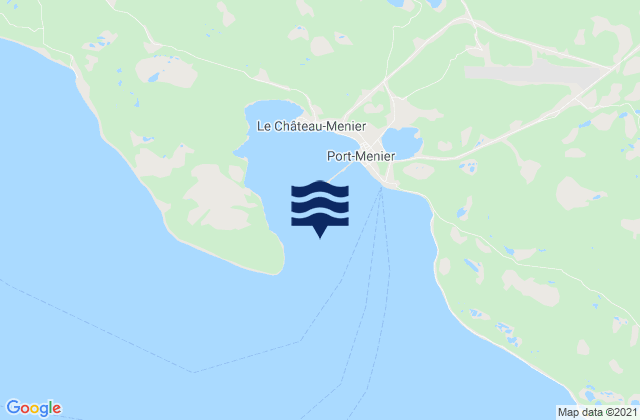 Mapa de mareas Ellis Bay, Canada