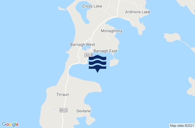 Mapa de mareas Elly Bay, Ireland