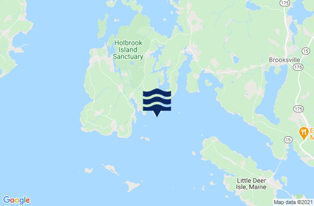 Mapa de mareas Emerson Point, United States