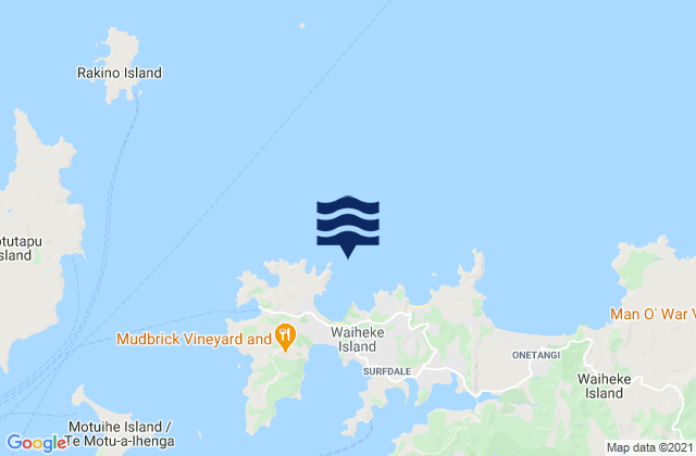 Mapa de mareas Enclosure Bay, New Zealand