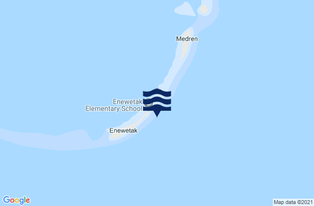Mapa de mareas Enewetak, Micronesia