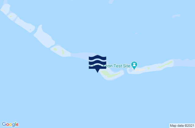 Mapa de mareas Eniirikku Island Bikini Atoll, Micronesia