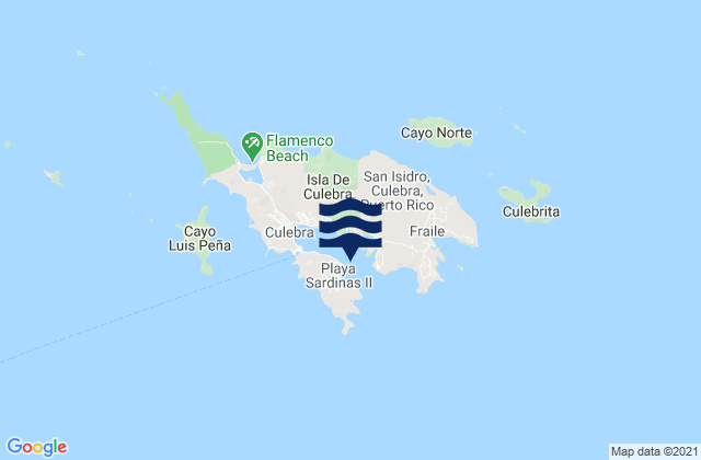 Mapa de mareas Ensenada Honda, Puerto Rico