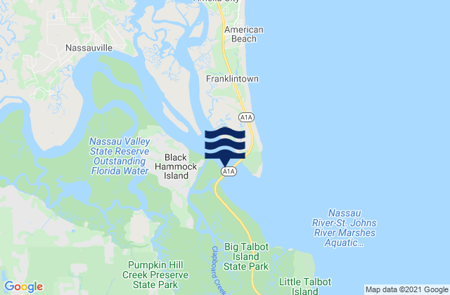 Mapa de mareas Entrance, United States