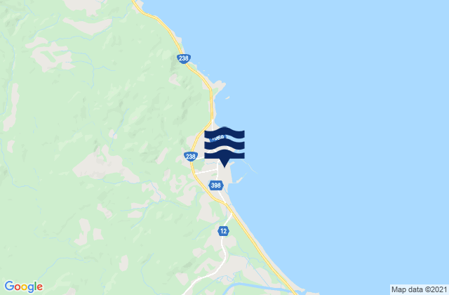 Mapa de mareas Esashi Byochi, Japan