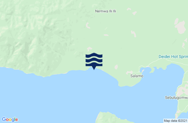 Mapa de mareas Esa’ala, Papua New Guinea