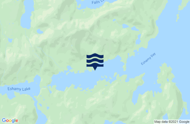 Mapa de mareas Eshamy Lagoon, United States