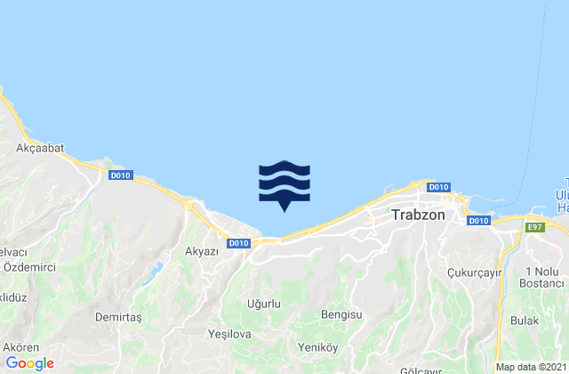 Mapa de mareas Esiroğlu, Turkey