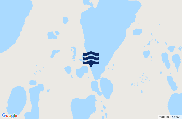Mapa de mareas Eskimo Lakes Station 1c, United States