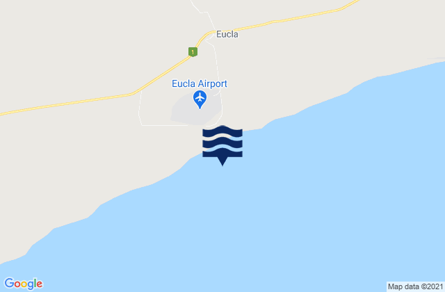 Mapa de mareas Eucla, Australia