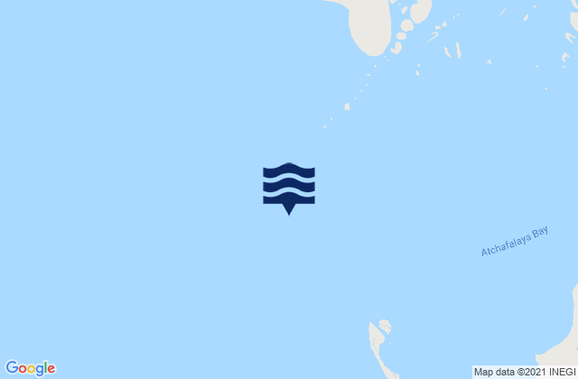 Mapa de mareas Eugene Island North of Atchafalaya Bay, United States