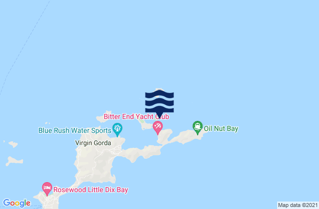 Mapa de mareas Eustatia Island, British Virgin Islands