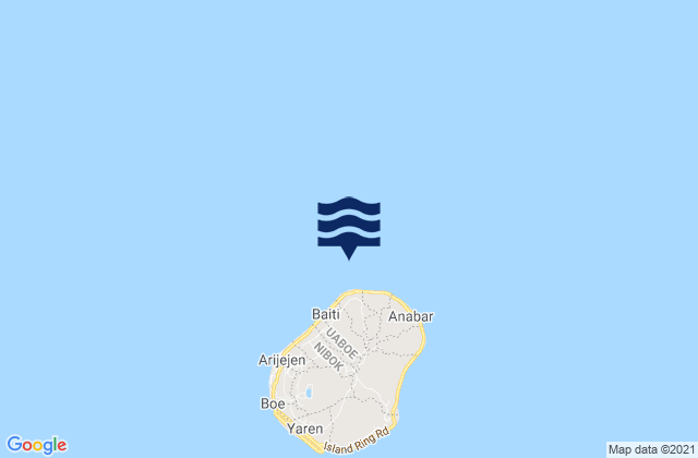 Mapa de mareas Ewa District, Nauru