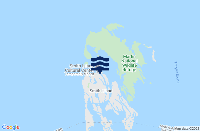 Mapa de mareas Ewell (Smith Island), United States