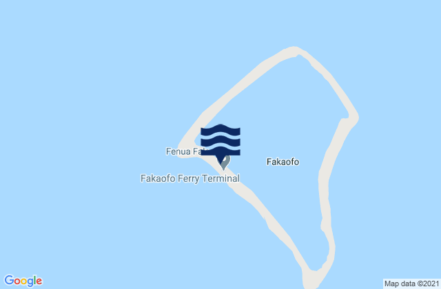 Mapa de mareas Fakaofo Island, Samoa