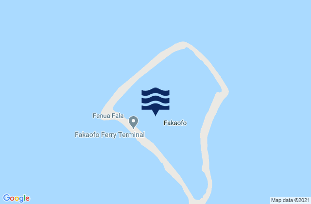 Mapa de mareas Fakaofo, Tokelau