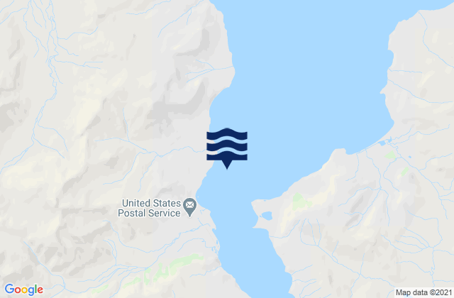 Mapa de mareas False Pass Isanotski Strait, United States