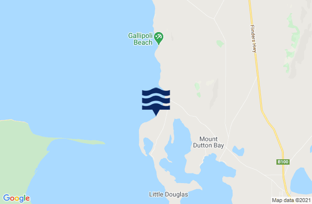 Mapa de mareas Farm Beach, Australia