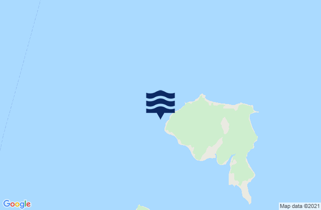 Mapa de mareas Faro Isla Chulín, Chile