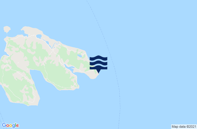 Mapa de mareas Faro Punta Redonda, Chile