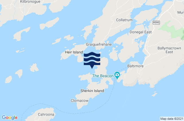 Mapa de mareas Farranacoush, Ireland