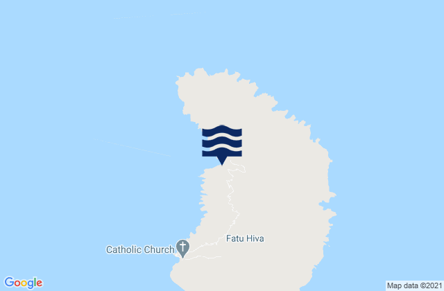 Mapa de mareas Fatu-Hiva, French Polynesia