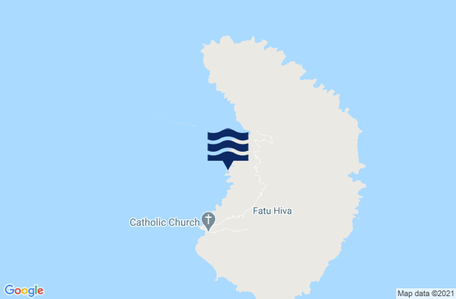 Mapa de mareas Fatu Hiva, French Polynesia