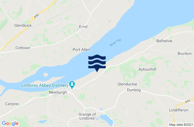 Mapa de mareas Fife, United Kingdom