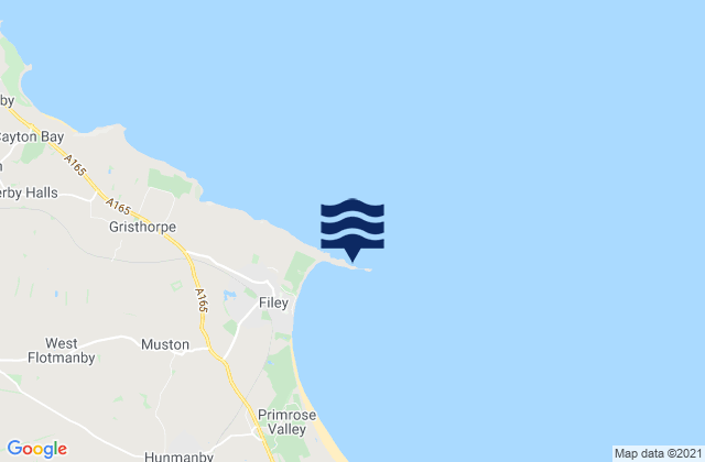 Mapa de mareas Filey Bay, United Kingdom