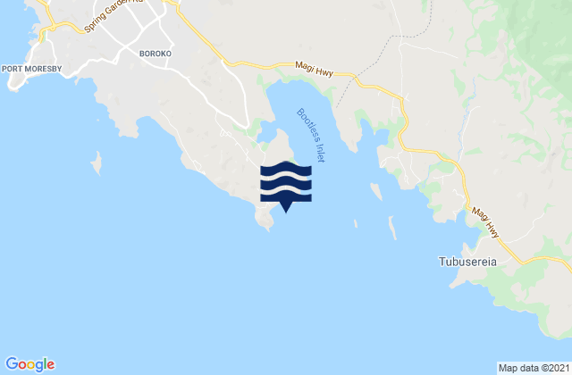 Mapa de mareas Fingal Beach, Papua New Guinea