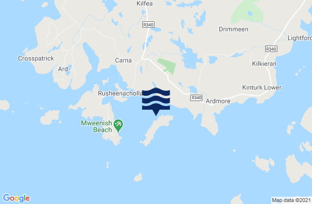 Mapa de mareas Finish Island, Ireland